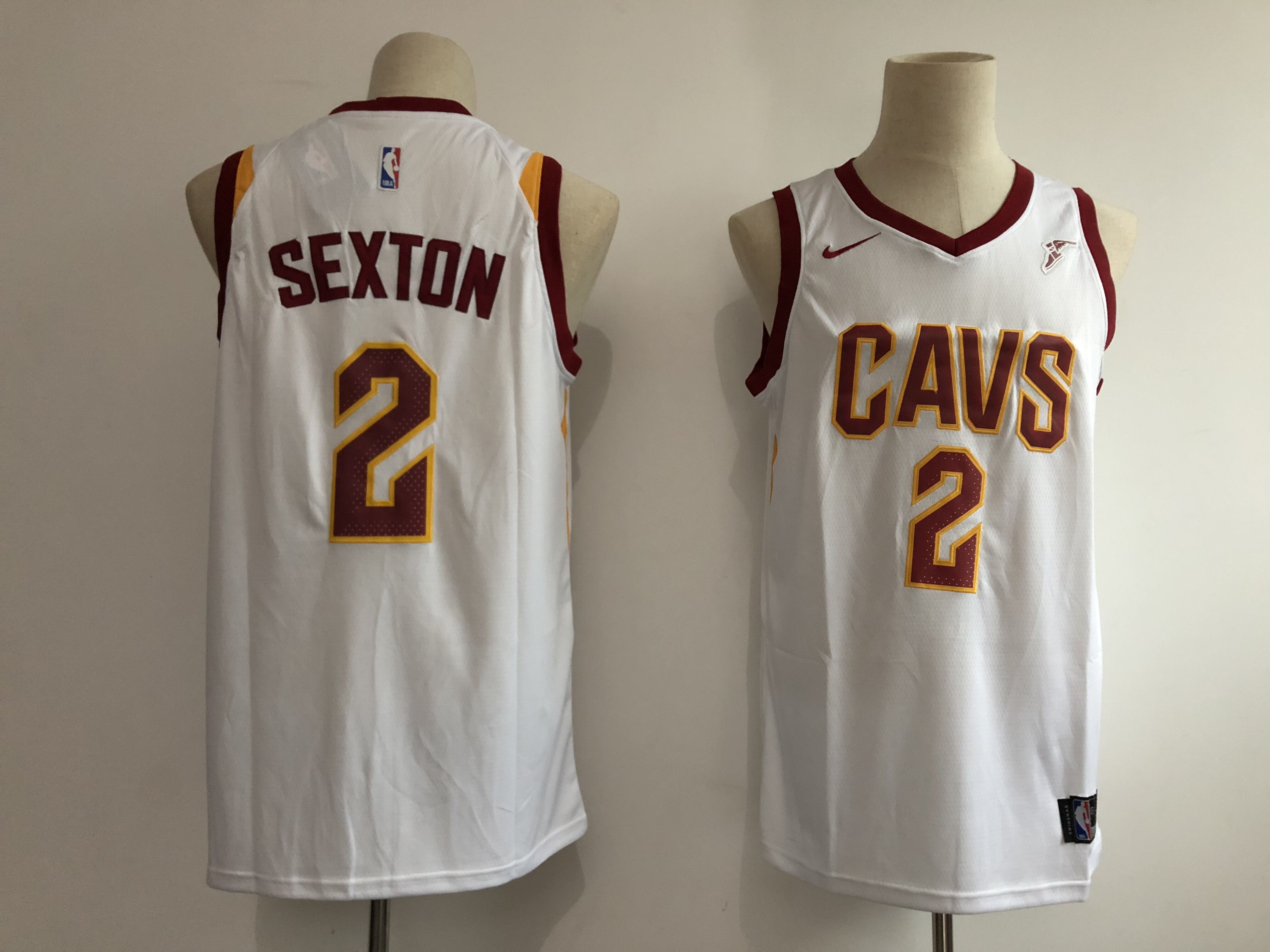 Men Cleveland Cavaliers #2 Sextdn white Game Nike NBA Jerseys
